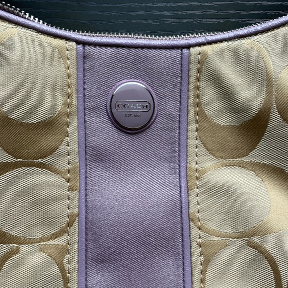 Coach Crossbody Bag - Logo - Lilac & Tan - M1305-28207E - Picture 3 of 8